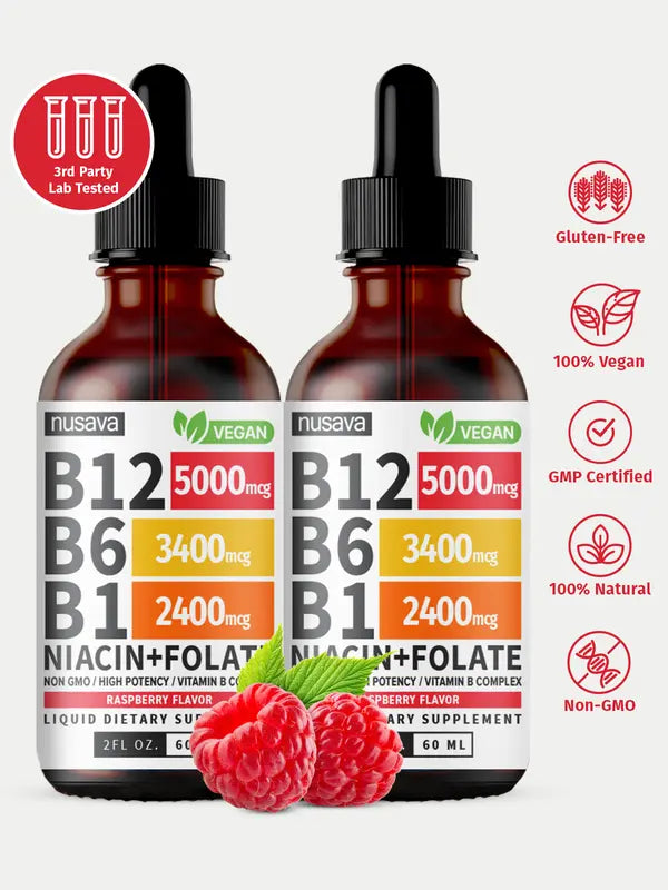 Vitamin B12 B6 B1 Daily Support