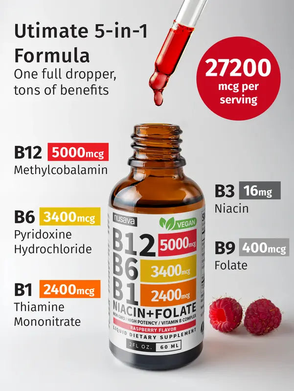 Vitamin B12 B6 B1 Daily Support